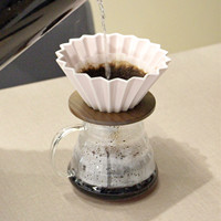 Filtre à café en céramique style origami, forme conique, pour préparation manuelle, accessoires de cuisine pour barista à domicile, cadeau