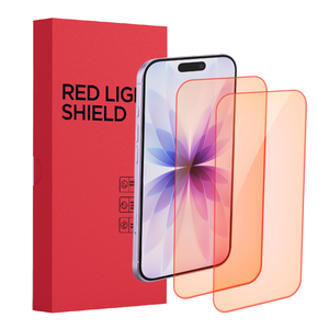 Protection oculaire de luxe, thérapie par lumière rouge, film protecteur d'écran en verre trempé ultra-fin 9H haute transparence anti-rayures pour iPhone 17 - Product Image 1