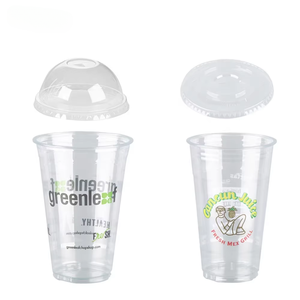 <span class=keywords><strong>F</strong></span> Logo personalizzato tazza usa e getta per animali domestici a parete singola frullato bevande fredde trasparente caff<span class=keywords><strong>è</strong></span> ghiacciato tazza di plastica 9oz 12oz 14oz 16oz 32oz taglie - Product Image 2