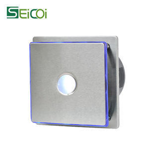Ventilateur <span class=keywords><strong>d</strong></span>'extraction mural silencieux pour <span class=keywords><strong>salle</strong></span> <span class=keywords><strong>de</strong></span> <span class=keywords><strong>bain</strong></span>, panneau <span class=keywords><strong>d</strong></span>écoratif en acier inoxydable, système <span class=keywords><strong>de</strong></span> ventilation électrique certifié CE, OEM - Product Image 2