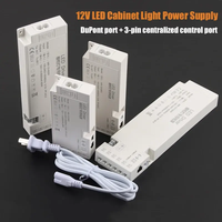 Alimentation électrique LED 12V 24V mince, alimentation à découpage pour l'éclairage domestique, armoires, placards, transformateur de bande lumineuse LED