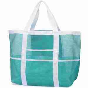 Sac de plage familial multi-poches, sac de transport pliable pour jouets et vacances - Product Image 4