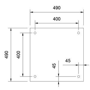 Plaque chauffante en silicone certifiée CE RoHS 490x490mm 220V 500W avec 4 trous pour <span class=keywords><strong>imprimante</strong></span> <span class=keywords><strong>3D</strong></span> FDM <span class=keywords><strong>Wanhao</strong></span> D12/500 - Product Image 6