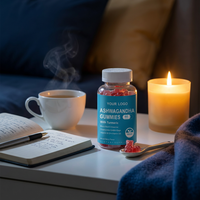 OEM Natuurlijke Pectine-gebaseerde Ashwagandha met Zwarte Peper voor Verbeterde Opname en Welzijn Ashwagandha Gummies