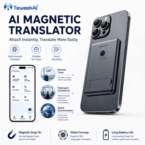 Dispositif de traduction vocal T1 Ai en aluminium, 150 langues, en ligne et hors ligne, appel vocal, photo, enregistrement de texte, voyage d'affaires, format de poche - Product Image 1