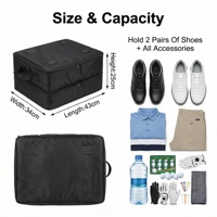 Organizador de Maletero de Golf Multifuncional, Impermeable, Portátil, de Gran Capacidad, Ideal para Campos de Golf, Venta al Por Mayor