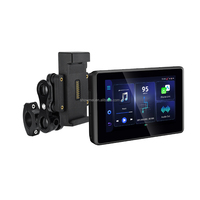 GPS para Motocicleta con Sistema Android 13.0 de 5 Pulgadas, 2GB+32GB, Pantalla Extraíble, CarPlay Inalámbrico, Navegación Android Auto