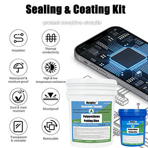 Adhésif thermique en polyuréthane, <span class=keywords><strong>colle</strong></span> bicomposante AB, composés de scellement, isolation pour driver LED, pour scellement électronique - Product Image 2