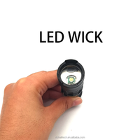 Senter LED Mini Q5 Portabel Tahan Air Daya Tinggi Isi Ulang dengan Klip Pena IP54 Grosir