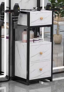 Gabinete de almacenamiento de madera multifuncional moderno de los muebles del salón con la estantería para las estaciones del corte de pelo para el uso del hotel o de La Alameda del dormitorio - Product Image 4