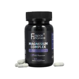 Suplemento de Magnesio Complejo 500mg Sin GMO, 120 Cápsulas Veganas de Magnesio para Dormir, Salud Muscular y Cardíaca, 60 Cápsulas - Product Image 1