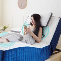 Matelas de lit massant électrique automatique réglable Split King, matelas de luxe inclinable sur mesure, matelas électrique fourni par l'usine