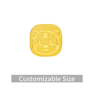 중국 십이지신 <span class=keywords><strong>24K</strong></span> 순금 콩 모양 세트 999.9 순금 투자용 보석 맞춤 제작 가능 재료 및 무게 새해 선물 도매 - Product Image 4