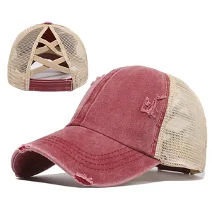 Großhandel Fabrik Blank Design 3d Stickerei Baseball Hüte mit benutzer definierten Logo Trucker Plain Sport Baseball Caps