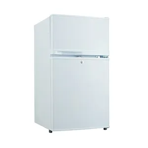 80L Chinese Factory SAA ROHS Approval Small Double Door Mini Refrigerator