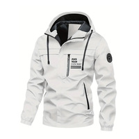 Veste décontractée imperméable en fibre de polyester pour homme, coupe régulière, nouvelle collection printemps/automne 2026, tendance transfrontalière