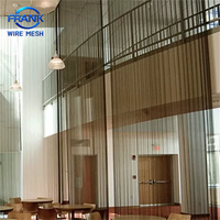 Rideaux en tissu résistant à la corrosion, rideaux à chaîne en aluminium, chaîne à maillons métalliques, draperie en spirale pour la décoration de plafond