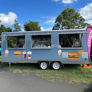 Outdoor Kitchen Fast Trailer with Cooking Equipment Baked Potatoes <b>Truck</b> Mobile Food Cart Fiberglass Candy <b>for</b> <b>Sale</b> - Product Image 4