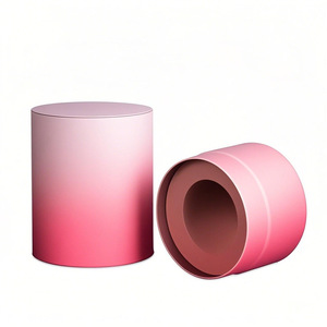 Boîte en carton rigide mini 15 ml, forme tubulaire arrondie, avec fenêtre de visualisation, pelliculage mat, gaufrage, biodégradable, fermeture magnétique - Product Image 5
