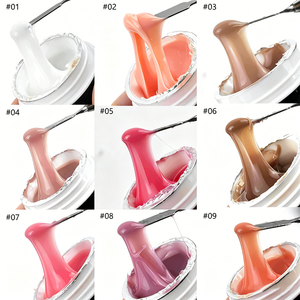 Non-Stick Solid Gel Not Hot LED Clear Gel Strong & Durable Extension Gel 15g Salon Quality <b>Builder</b> Gel - Product Image 6