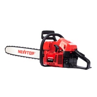 Tronçonneuse à essence professionnelle robuste NT6200 62CC avec pièces Walbro et vilebrequin forgé