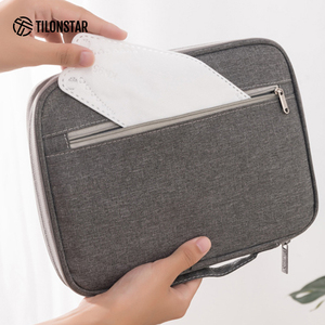 TPW133 Waterproof Oxford Cloth Multi-function Document <b>Storage</b> Bag Business Trip Passport Holder for Family - Product Image 6