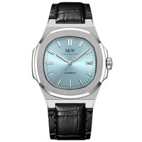Montre mécanique automatique pour homme en acier inoxydable avec cadran ovale, étanche 30M, fermoir papillon, conception ODM, traitement OEM
