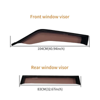 Directo de Fábrica, para Mitsubishi Pajero V33 1991-1998, Piezas de Carrocería, Protección Solar y Contra la Lluvia, Visera para Ventana