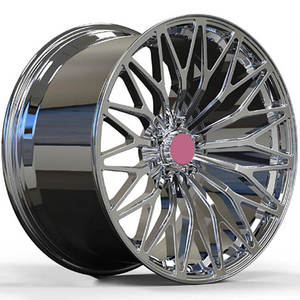 Rines Cromados 5x130 6x139.7 8x170 con Desplazamiento Negativo de 18 19 20 21 Pulgadas, Rines Cromados Plateados 24x14 para <span class=keywords><strong>Cadillac</strong></span> <span class=keywords><strong>DeVille</strong></span> 1997 - Product Image 1