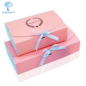 Boîte à bonbons en papier rose personnalisée en gros pour les petits cadeaux de fête d'anniversaire ou de mariage pour les invités - Product Image 4