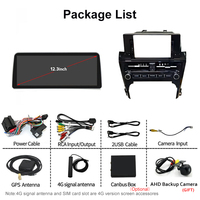 Reproductor Multimedia Estéreo para Auto con Pantalla QLed de 12.3'' UIS7862S 4G DSP, Carplay, Android Auto, GPS, Navegación y Radio para Toyota Camry 2012~2015~2017