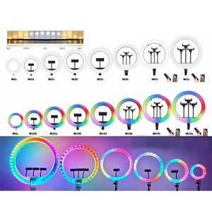 Classico 18 pollici dimmerabile LED anello di colore RGB per Smartphone YouTube per il trasporto di borsa con 200cm luce di supporto - Product Image 4