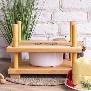 Kit de Prensa de Queso de Madera Ecológica Hecho a Medida en Fábrica para Quesos Blandos y Duros, Apto para Lavavajillas, Herramientas para Queso - Product Image 1