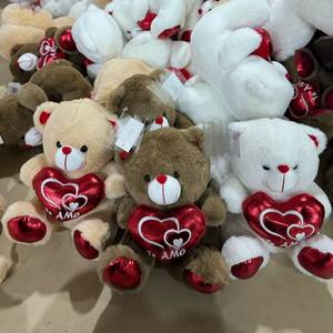 Boneka Beruang Peluk Merah Valentine yang Dapat Disesuaikan, Mainan Plush Lembut untuk Hari Ibu, Natal, Hadiah untuk Anak Perempuan - Product Image 1