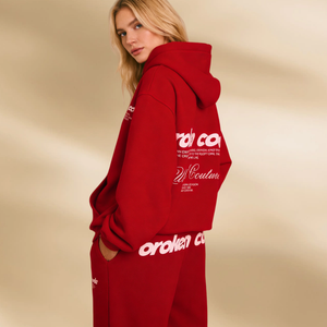Ensemble de survêtement personnalisé pour femmes, vente en gros, tenue de sport 2 pièces : sweat à capuche et pantalon de jogging - Product Image 1