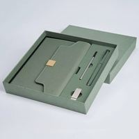 Carnet de notes professionnel de luxe A5 à couverture rigide 2025 avec 100 feuilles, couverture en cuir, design personnalisé, logo imprimé, coffret cadeau pour usage journalier