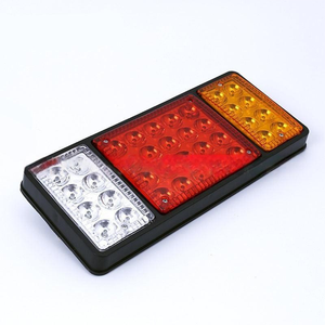 Luz Trasera Electrónica para Remolque de Camión, Luz Trasera LED de 12V/24V, Conjunto de Luz Trasera para Caravana, Lámpara Indicadora, Luz de Freno - Product Image 1
