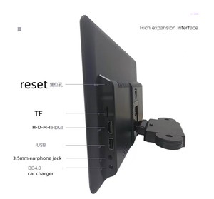 14 นิ้วโฆษณารถยนต์หน้าจอสัมผัสสําหรับเบาะหลังรถยนต์ Android 12 Headrest Monitor 4K * 2K การเล่นวิดีโอ - Product Image 6