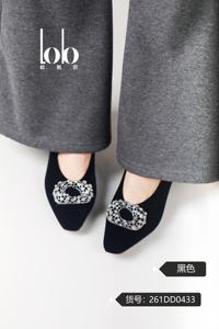 Escarpins de ville pour femme toutes saisons Printemps 2026, à enfiler, bout pointu, couleur unie, <span class=keywords><strong>chaussures</strong></span> de mariage, décolleté peu profond, avec strass et doublure en cuir - Product Image 4