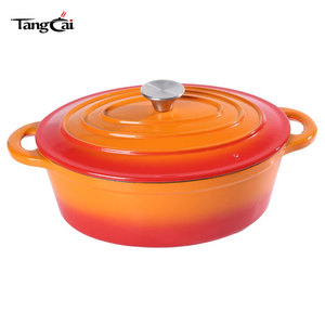 Marmites en fonte ovales grandes format pour la cuisson du pain au levain – Fournitures OEM tout-en-un - Product Image 3