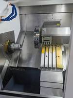 Mini máquina de torno CNC de precisión de China, torneado de cama inclinada pequeña para torno de tipo suizo, Mini centro de torneado