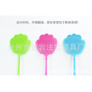 Raquette à mouches en plastique en forme de cœur multicolore pour usage quotidien, répulsif contre les insectes - Product Image 3