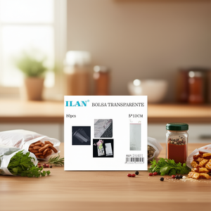 Sacchetti trasparenti ILAN 5x13 cm 80 pezzi con chiusura ermetica per la conservazione - Product Image 3