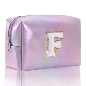 Bolsa de almacenamiento de viaje de aseo impermeable con letras bordadas de gran capacidad TS - Product Image 2