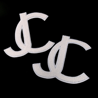 Logo de créateur personnalisé pas cher broderie chenille fer à repasser sur la presse à chaud patchs lettres de sport patchs personnalisés pour vêtements vêtement