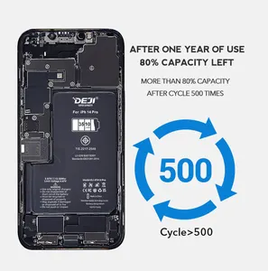 DEJI 18 ปีผู้ผลิตแบตเตอรี่โทรศัพท์มือถือ Oem สําหรับ iPhone 14 PRO Bateria