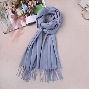 אופנה לוגו מותאם אישית זול ססגוני צעיפי צעיפי פשמינה צעיף קשמיר - Product Image 3