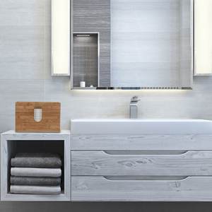 Distributeur mural de serviettes en papier en bambou Porte-serviettes - Product Image 5