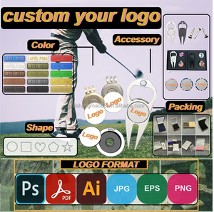 Juego de Marcadores Magnéticos para Pelotas de Golf con Clip para Gorra, Diseño Premium de Metal para Amantes del Golf, Regalo para Golfistas Hombres y Mujeres - Product Image 2