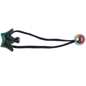 2 buah/set kualitas tinggi hitam perubahan gaya hewan tali rambut lucu anak perempuan ikat rambut poni pribadi elastis akrilik pita rambut - Product Image 4